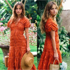 Brunna Co SRIKANDI Ruffle Maxi Dress